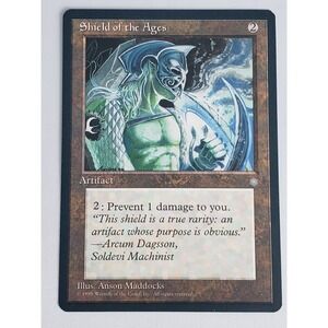 Magic The Gathering Shield of the Ages Ice Age 1995 Artifact Anson Maddocks MTG